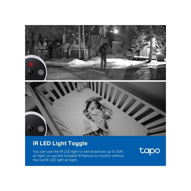 TP-LINK Tapo C120 - Indoor - Outdoor Home Security Wi-Fi Camera