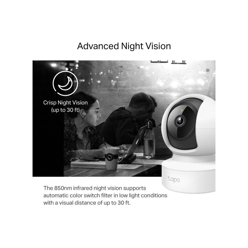 TP-LINK Tapo C212 - Pan - Tilt Home Security Wi-Fi Camera