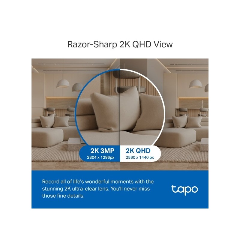 TP-LINK Tapo C220 - Pan - Tilt AI Home Security Wi-Fi Camera