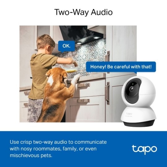 TP-LINK Tapo C220 - Pan - Tilt AI Home Security Wi-Fi Camera
