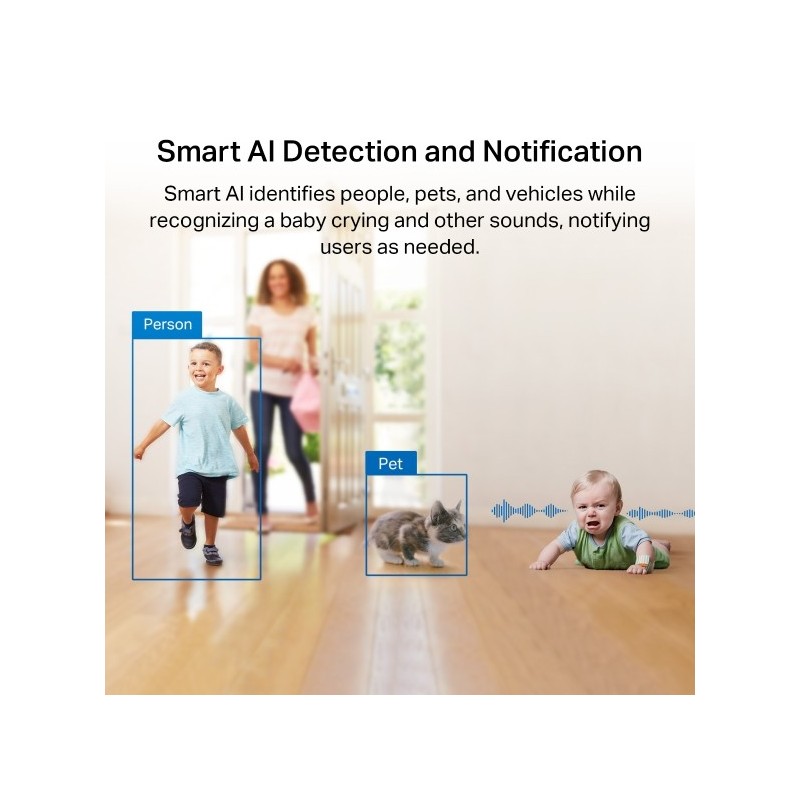 TP-LINK Tapo C225 - Pan - Tilt AI Home Security Wi-Fi Camera