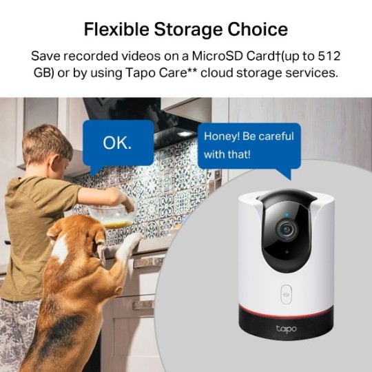 TP-LINK Tapo C225 - Pan - Tilt AI Home Security Wi-Fi Camera