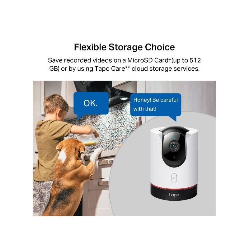 TP-LINK Tapo C225 - Pan - Tilt AI Home Security Wi-Fi Camera