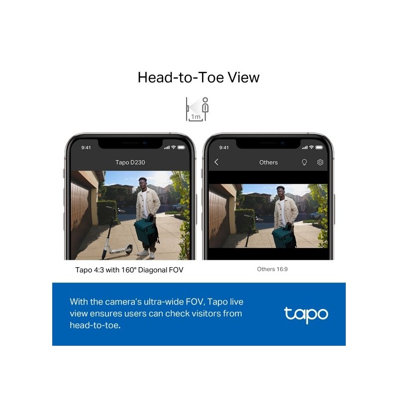 TP-LINK Tapo D230S1 - Tapo Video Doorbell Camera Kit