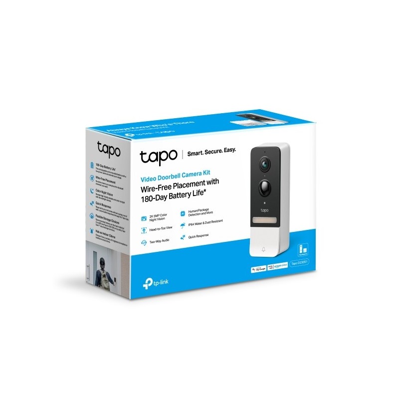 TP-LINK Tapo D230S1 - Tapo Video Doorbell Camera Kit