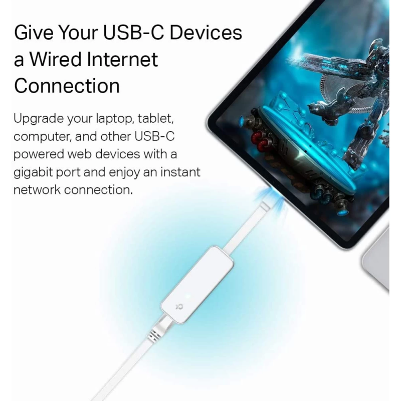 TP-LINK UE300C / USB Type-C to RJ45 Gigabit Ethernet Network Adapter