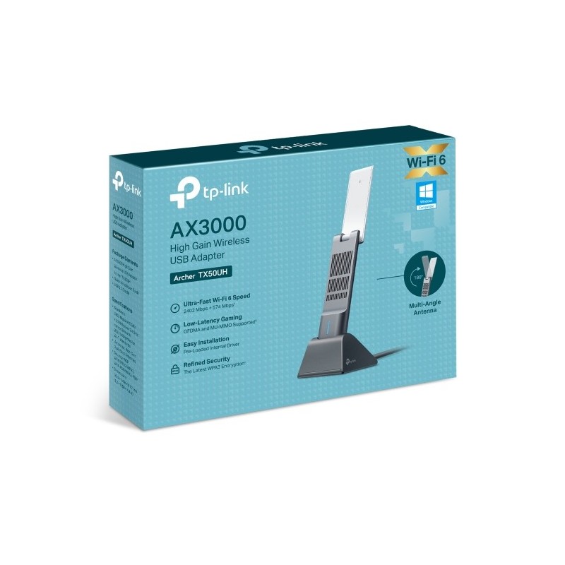 TP-LINK Archer TX50UH - AX3000 High Gain Wireless USB Adapter