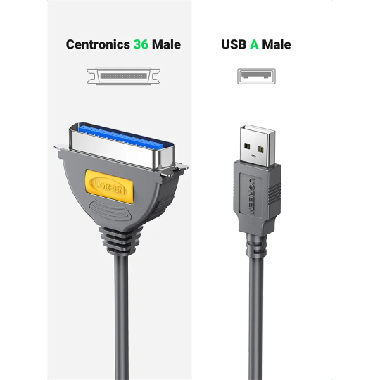 UGREEN USB to IEEE1284 Parallel Printer Cable 2m - CR124 - 20225
