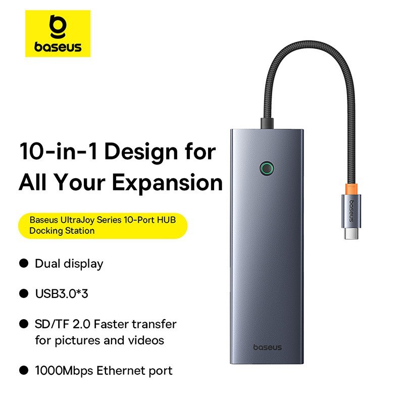 Baseus Ultra Joy Series 10-Port HUB Docking Station