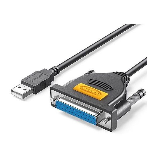UGREEN USB to DB25 Parallel Printer Cable 2m - US167 - 20224