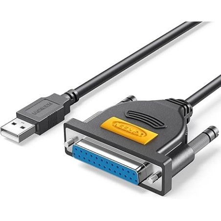 UGREEN USB to DB25 Parallel Printer Cable 2m - US167 - 20224
