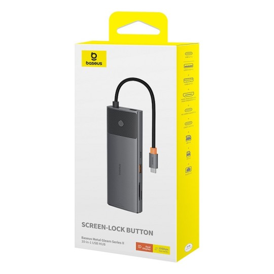 Baseus Metal Gleam Series II 10-in-1 USB HUB