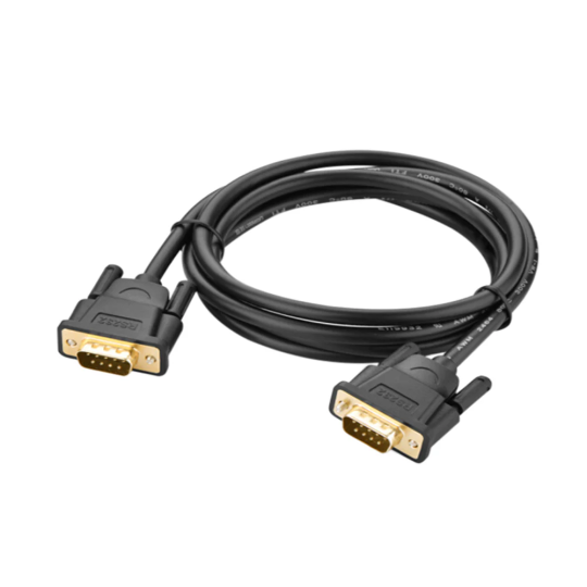UGREEN DB9 RS232 Adapter Male to Male Cable 1.5m (Black) - DB101 - 20153
