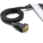 UGREEN USB 2.0 to DB9 RS-232 Adapter Flat Cable 2m - CR107 - 20218
