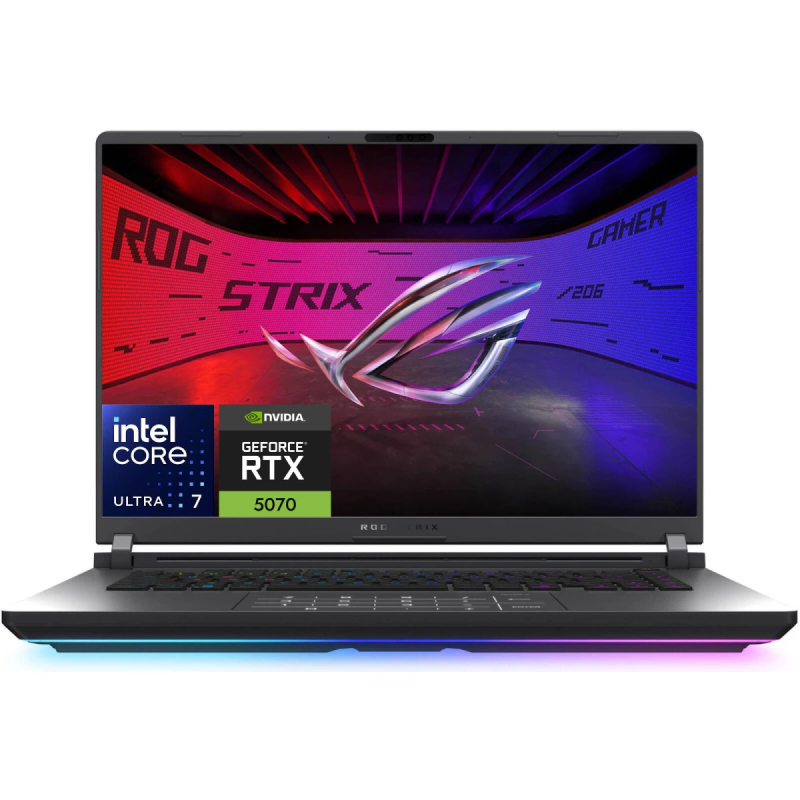 ASUS ROG Strix G16 2025 | Intel Core Ultra 7 255HX 20-Core | RTX 5070 8GB DDR7 | 2.5K 240Hz IPS Gaming Laptop Volt Green