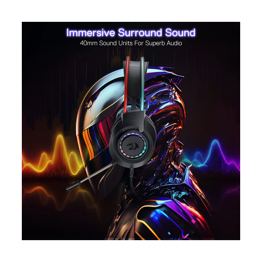 Redragon H231 Scream Wired Gaming Headset – Powerful Sound & Comfortable Fit