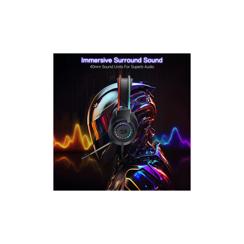 Redragon H231 Scream Wired Gaming Headset – Powerful Sound & Comfortable Fit