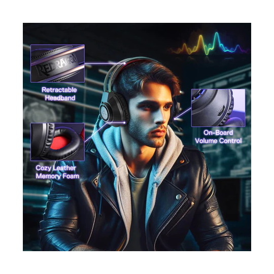 Redragon H231 Scream Wired Gaming Headset – Powerful Sound & Comfortable Fit