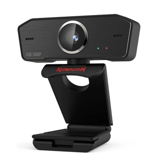 Redragon GW800 Hitman 1080p Webcam – Full HD Video with Dual Microphone