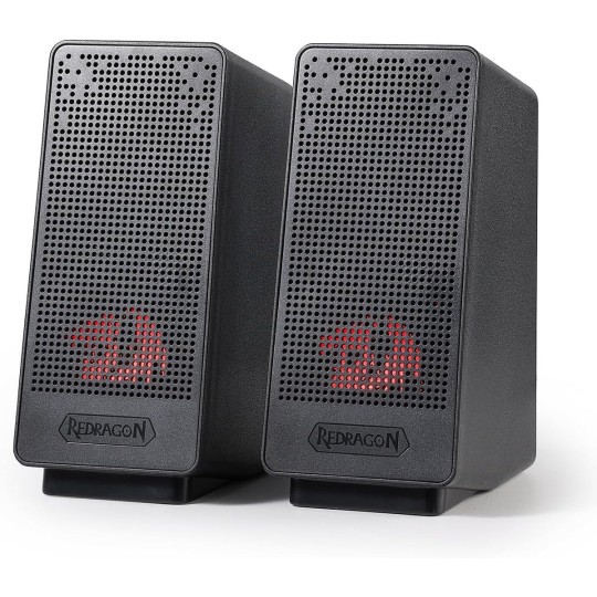 Redragon GS513 PC Gaming Speaker – Immersive Stereo Sound & RGB Lighting