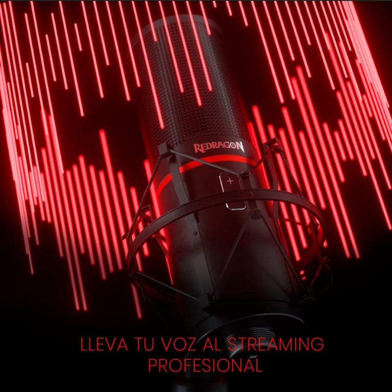 Redragon GM300 Gaming Stream Microphone – USB High-Quality Mic for Streaming & Recording