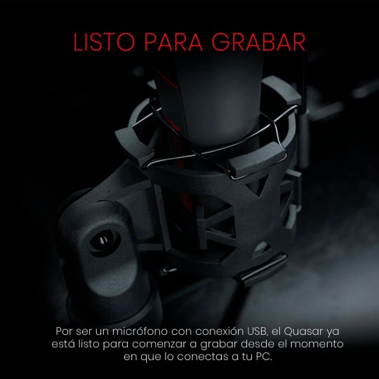 Redragon GM200 Gaming Stream Microphone – USB High-Quality Mic for Streaming & Gaming