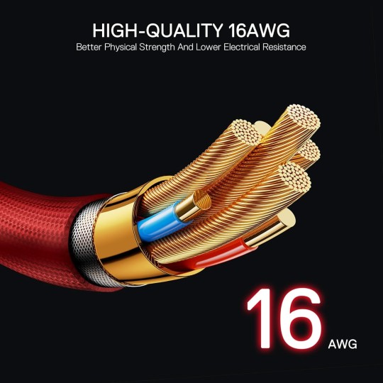 Redragon GCP07 Motherboard Cable Set – 4-Piece High-Quality PC Cables