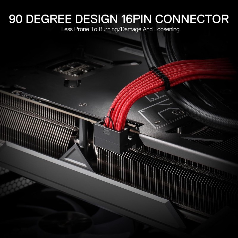 Redragon GCP07 Motherboard Cable Set – 4-Piece High-Quality PC Cables