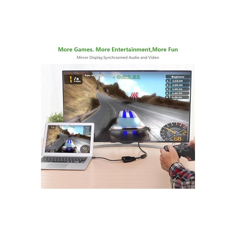 UGREEN Mini DP to VGA Converter (Black) - MD113 - 10459