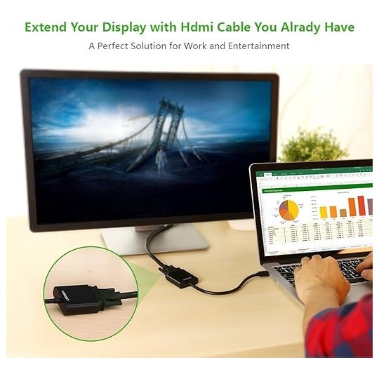 UGREEN Mini DP to VGA Converter (Black) - MD113 - 10459