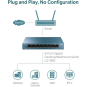 TP-Link LS108G 8-Port Gigabit Ethernet Desktop Network Switch | High-Speed LAN Hub for Home & Office Connectivity