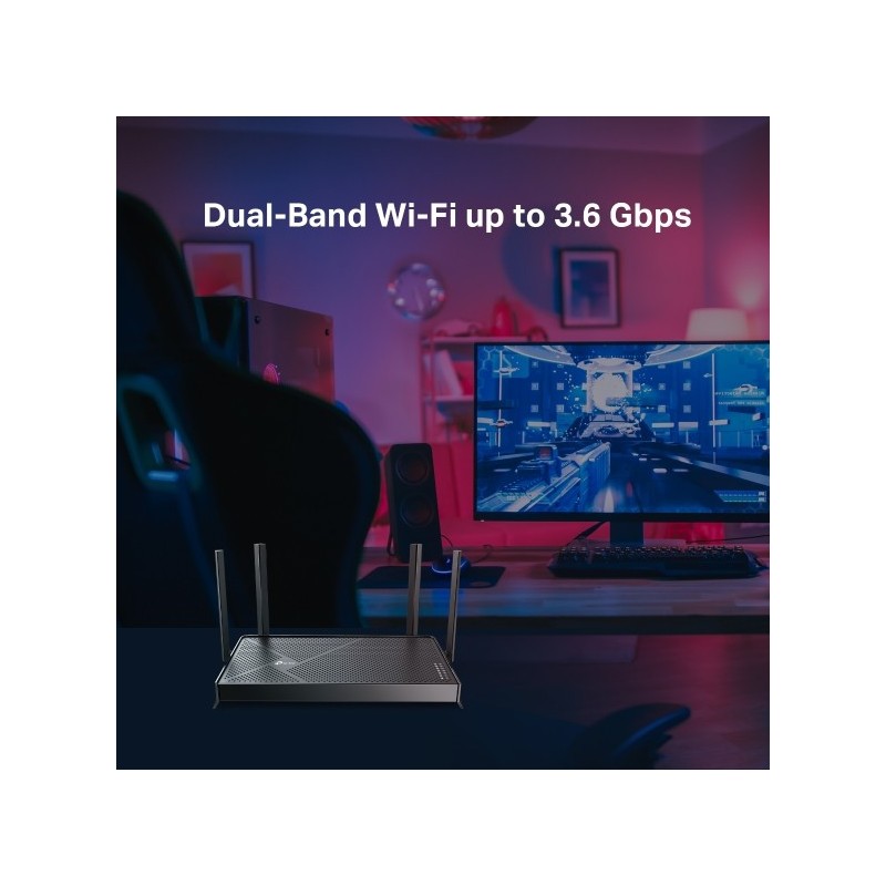 TP-Link Archer BE230 BE3600 Dual-Band Wi-Fi 7 Router | Ultra-Fast Gigabit Speeds, Easy Setup & Smart Home Connectivity