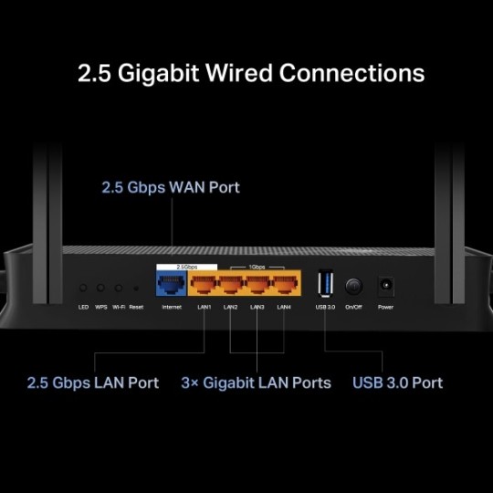 TP-Link Archer BE230 BE3600 Dual-Band Wi-Fi 7 Router | Ultra-Fast Gigabit Speeds, Easy Setup & Smart Home Connectivity