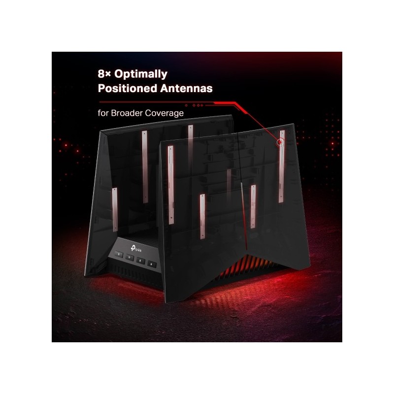 TP-Link Archer GE800 BE19000 Tri-Band Wi-Fi 7 Gaming Router | Ultra-Fast Speeds, Low Latency, Next-Gen Performance