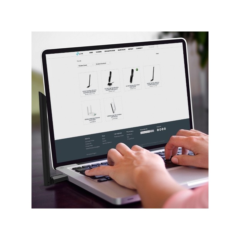 TP-Link Archer T3U Plus AC1300 High Gain Dual Band USB WiFi Adapter | 5GHz & 2.4GHz Fast Wireless Network Dongle