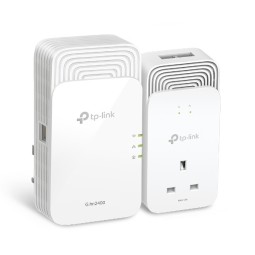 TP-Link PGW2440 G.hn2400 Powerline AX1800 WiFi 6 Kit – High-Speed Gigabit Dual-Band Whole Home Mesh Network Adapter