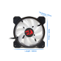 Redragon GC-F009 PC Cooling Fan – Efficient Airflow & Silent Cooling for Gaming PCs
