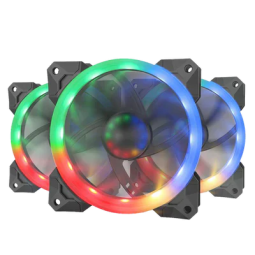 Redragon GC-F008 120mm RGB PC Cooling Fan – Quiet High Airflow Case Fan