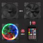 Redragon GC-F008 120mm RGB PC Cooling Fan – Quiet High Airflow Case Fan