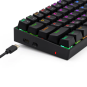 Redragon Deimos K599 Mechanical Keyboard – 2.4G Wireless & Wired Connectivity