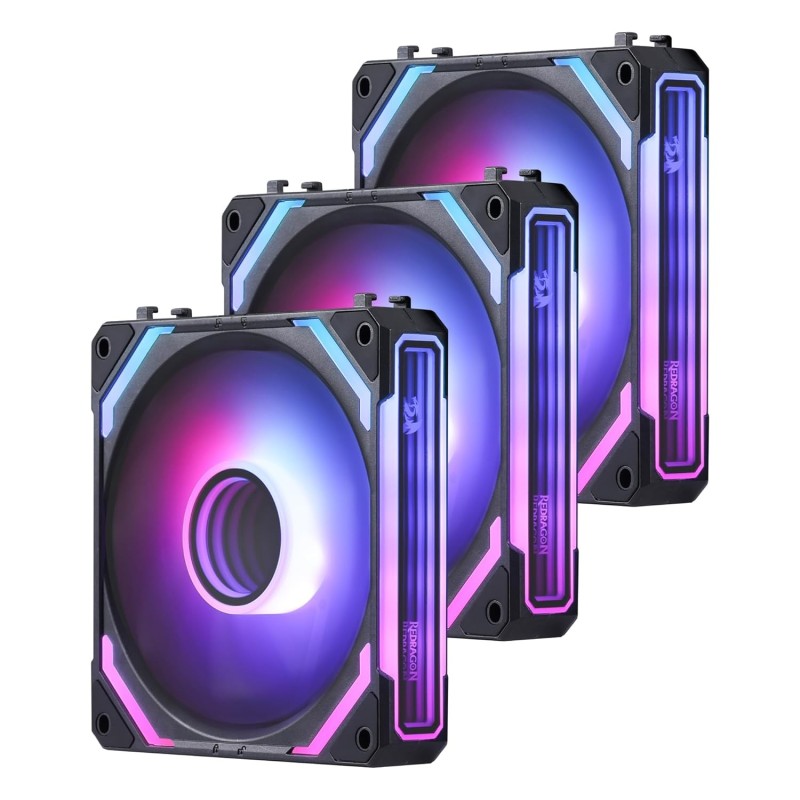 Redragon GC-F012 PC Cooling Fan – High Airflow & Quiet Operation