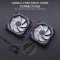 Redragon GC-F012 PC Cooling Fan – High Airflow & Quiet Operation