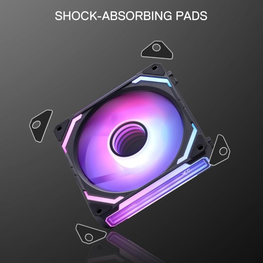 Redragon GC-F012 PC Cooling Fan – High Airflow & Quiet Operation