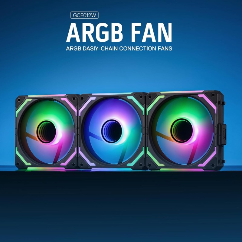 Redragon GC-F012 PC Cooling Fan – High Airflow & Quiet Operation