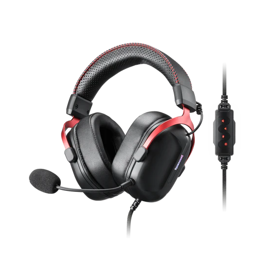 Redragon Cybill H312 Gaming Headset – Black, Comfortable & Immersive Sound