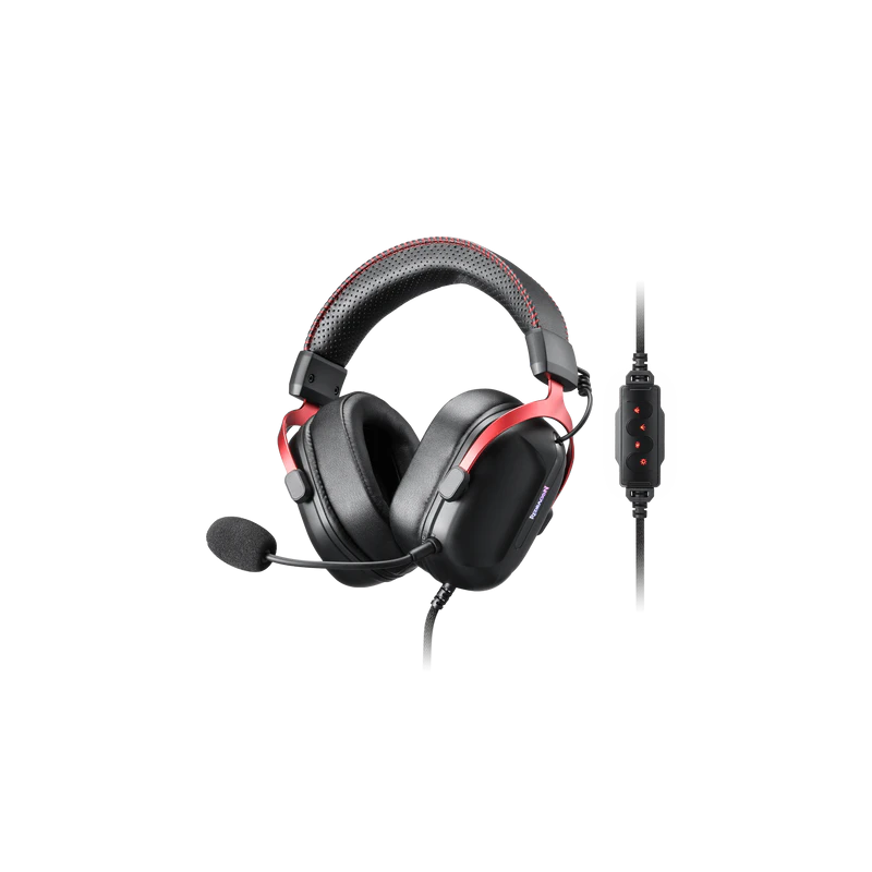 Redragon Cybill H312 Gaming Headset – Black, Comfortable & Immersive Sound