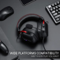 Redragon Cybill H312 Gaming Headset – Black, Comfortable & Immersive Sound