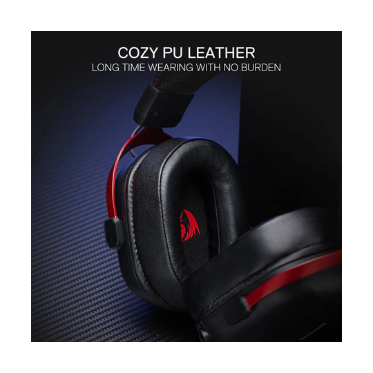 Redragon Cybill H312 Gaming Headset – Black, Comfortable & Immersive Sound
