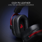 Redragon Cybill H312 Gaming Headset – Black, Comfortable & Immersive Sound