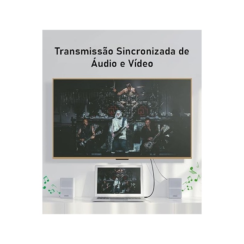 UGREEN Mini DP Male to HDMI Cable 4K (Black) - MD101 - 20848